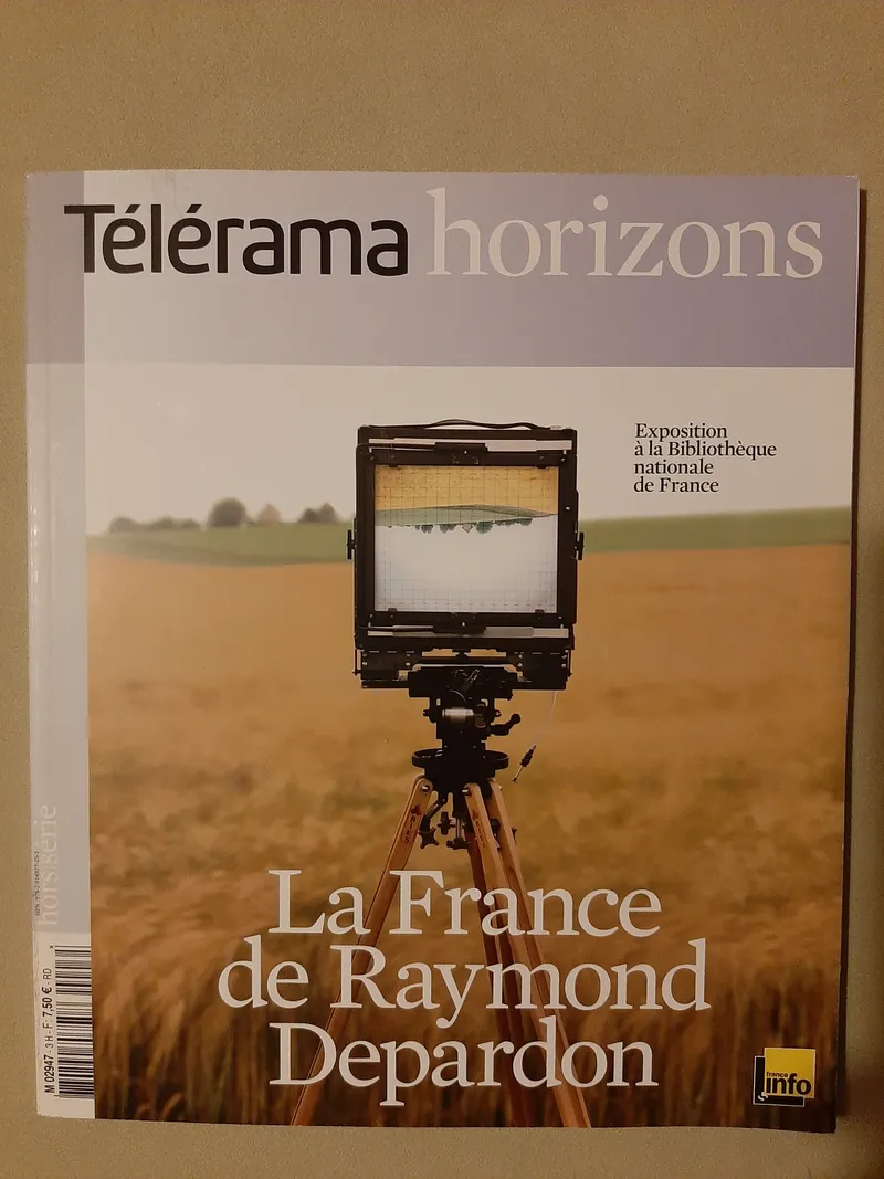 Couverture de Télérama Horizons La France de Raymond Depardon