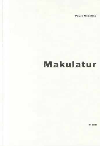 Couverture de Makulatur