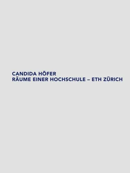 Couverture de Räume einer Hochschule ETH Zürich