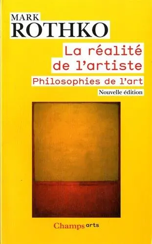 Couverture de La réalité de l'artiste