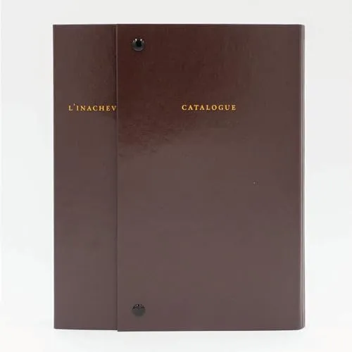 Couverture de Catalogue raisonné de l'inachevé