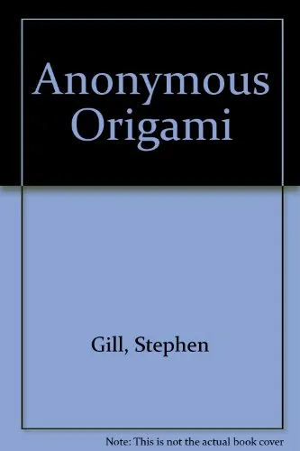Couverture de Anonymous Origami