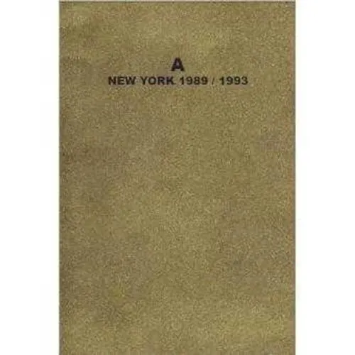 Couverture de Antoine D'agata - New York 1989-93 (English and French Edition)