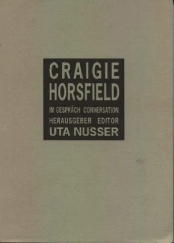 Couverture de Craigie Horsfield im Gespräch