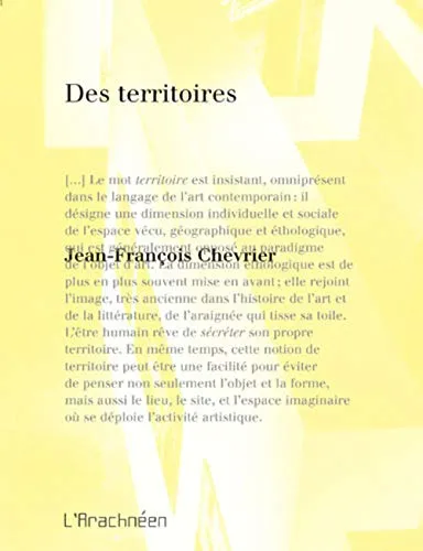 Couverture de Des territoires