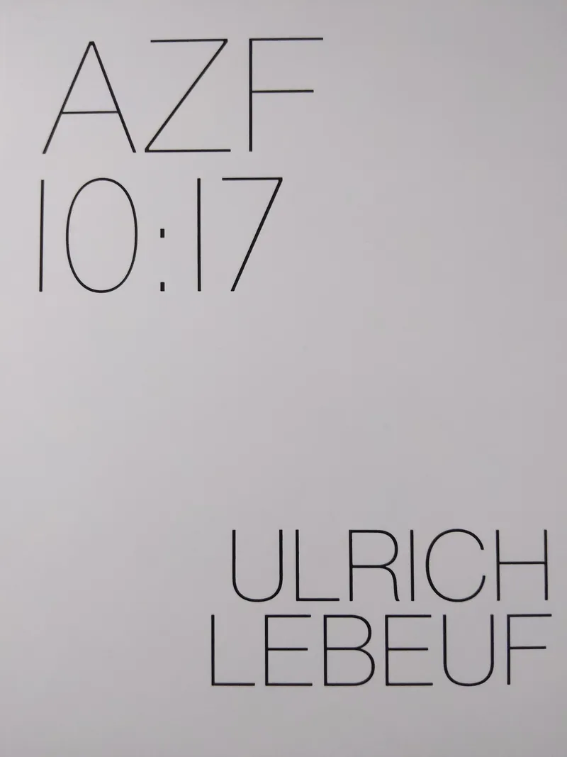Couverture de AZF 10:17
