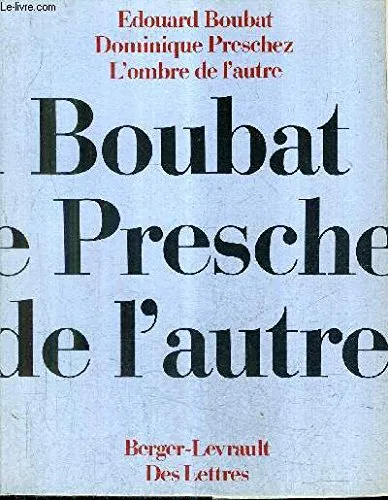 Couverture de L' ombre De L'autre