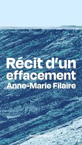 Couverture de Récit d'un effacement