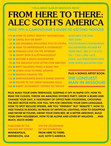 Couverture de From Here to There: Alec Soth's America, Walker Art Center, Minneapolis