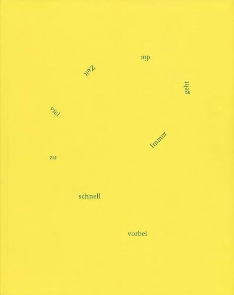 Couverture de Immer geht die Zeit viel zu schnell vorbei