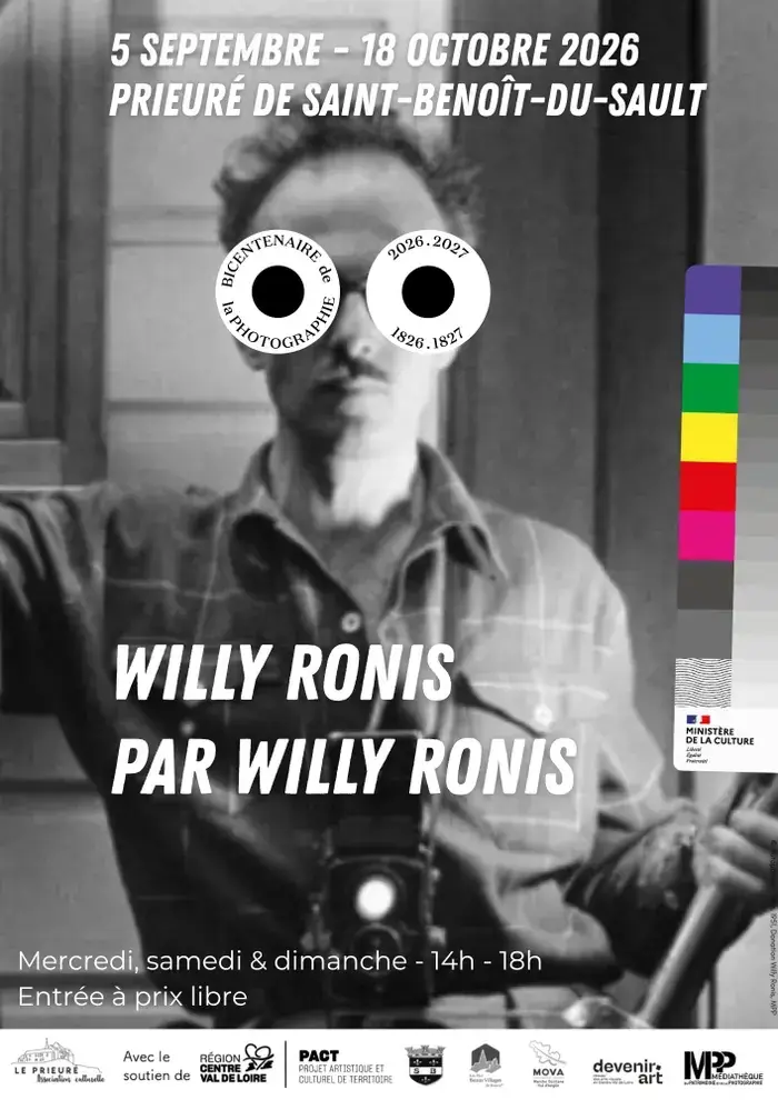 Willy Ronis par Willy Ronis, Prieuré de Saint-Benoît-du-Sault, Saint-Benoît-du-Sault
