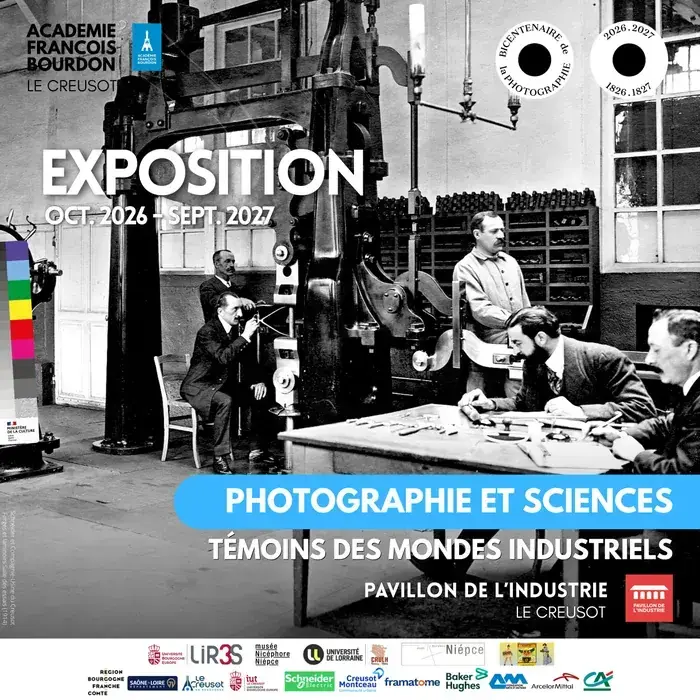 Photographie et sciences. Témoins des mondes industriels, Pavillon de l'Industrie, Le Creusot