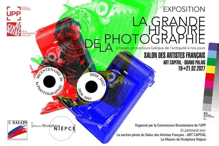 La Grande Histoire de la Photographie : - À travers un parcours chronologique, ludique et immersif, de l'Antiquité à nos jours, Grand Palais, Paris