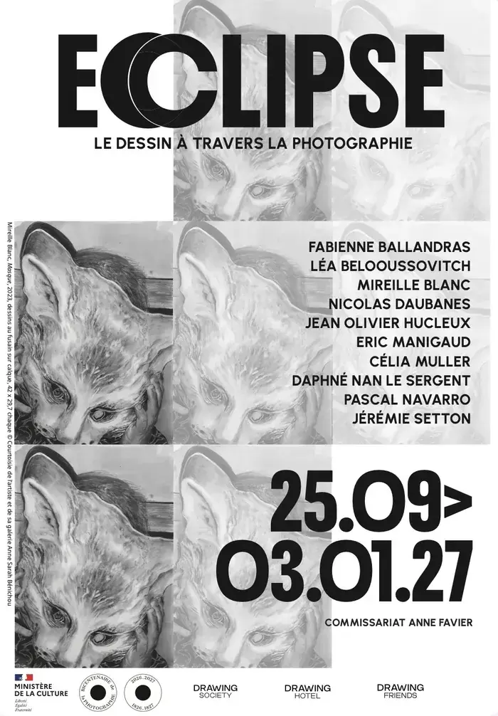 Éclipse, le dessin à travers la photographie, Drawing Lab, Paris