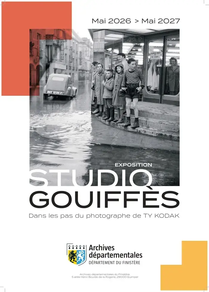 « Studio Gouiffès » Dans les pas du photographe de Ty Kodak, Archives départementales du Finistère, Quimper