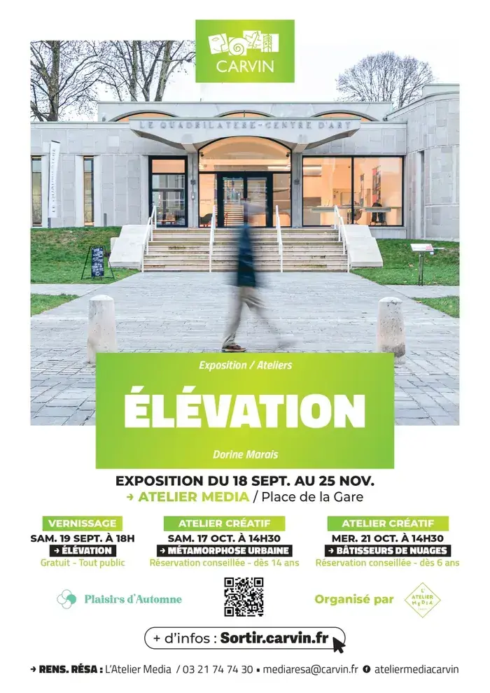 « Élévation » : une exposition photographique qui capture le dialogue entre architecture audacieuse et vie urbaine au cœur des Hauts-de-France, Atelier media, Carvin