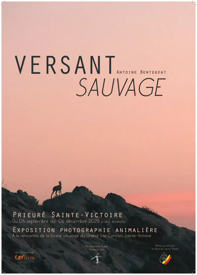 « Versant Sauvage » - Exposition photo animalière et randonnée commentée, Prieuré Sainte Victoire, Vauvenargues