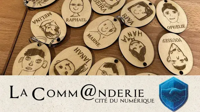 Fablab : gravures de photographies sur bois, La Commanderie - Batiment Des Gardes Pj