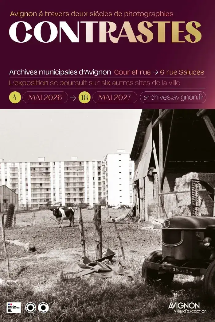 Contrastes : Avignon à travers deux siècles de photographies, Archives municipales et Musée du Mont de Piété, Avignon