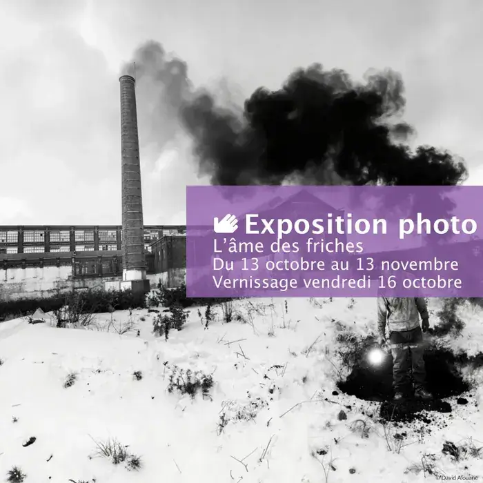 Vernissage de l'exposition photographique « L'âme des friches », CAUE du Nord, Lille