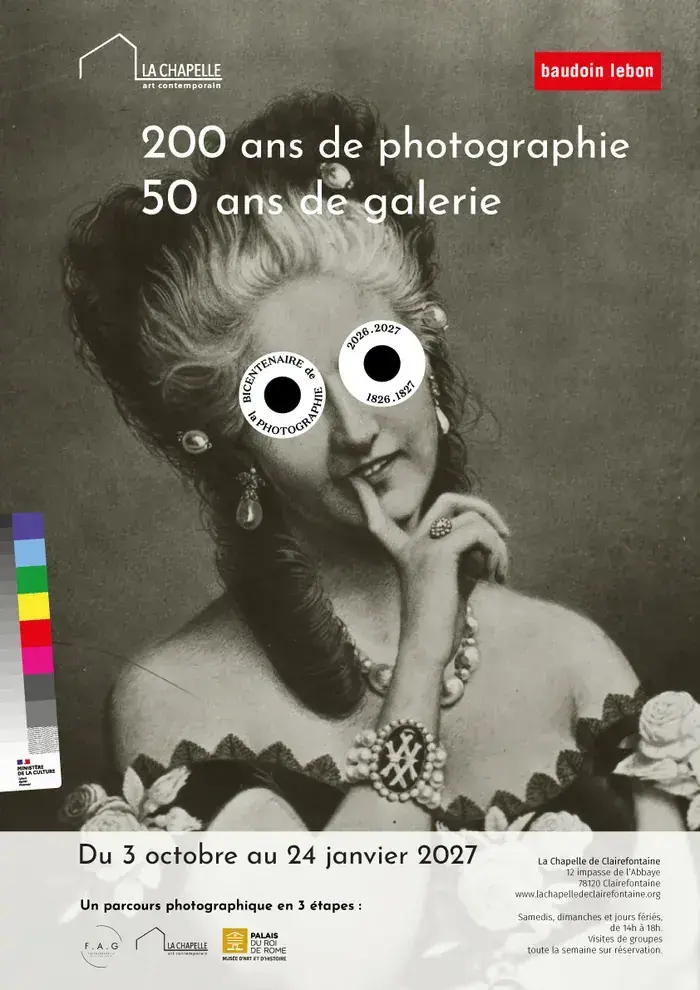 Collective, 200 ans de photographie, 50 ans de galerie, galerie baudoin lebon, Clairefontaine-en-Yvelines
