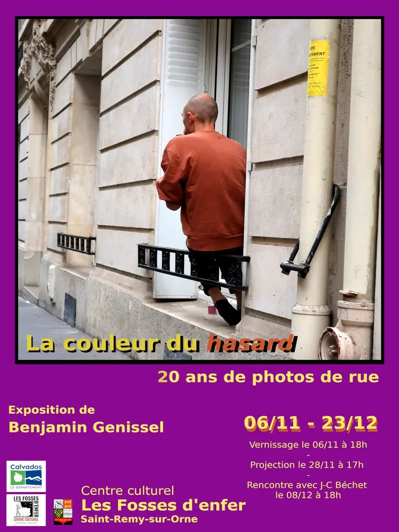 La couleur du hasard : 20 ans de photos de rue, Centre culturel Les fosses d'enfer, Saint-Remy-sur-Orne