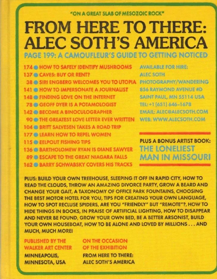 Couverture de From Here to There : Alec Soth's America